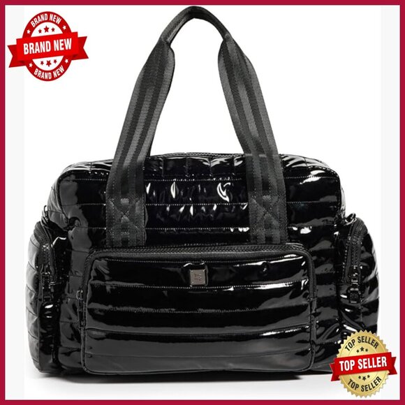 adidas Quilted All Me 3 Tote - Black | Free Shipping with  Large Quilted Tote Bag with Adjustable Strap, Multiple Pockets, Trolley Slip